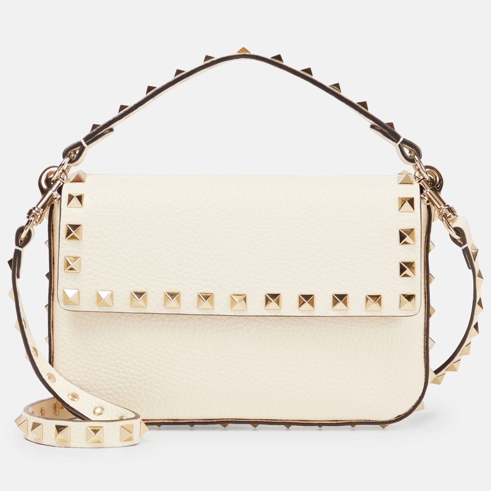 Like New Valentino Rockstud Mini Top Handle Bag